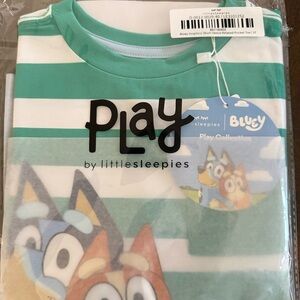 NWT Little Sleepies Bluey Pocket Tee 3T